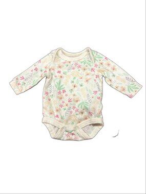 Sterling Baby Floral & Botanical Print Long Sleeve Bodysuit - Size NB